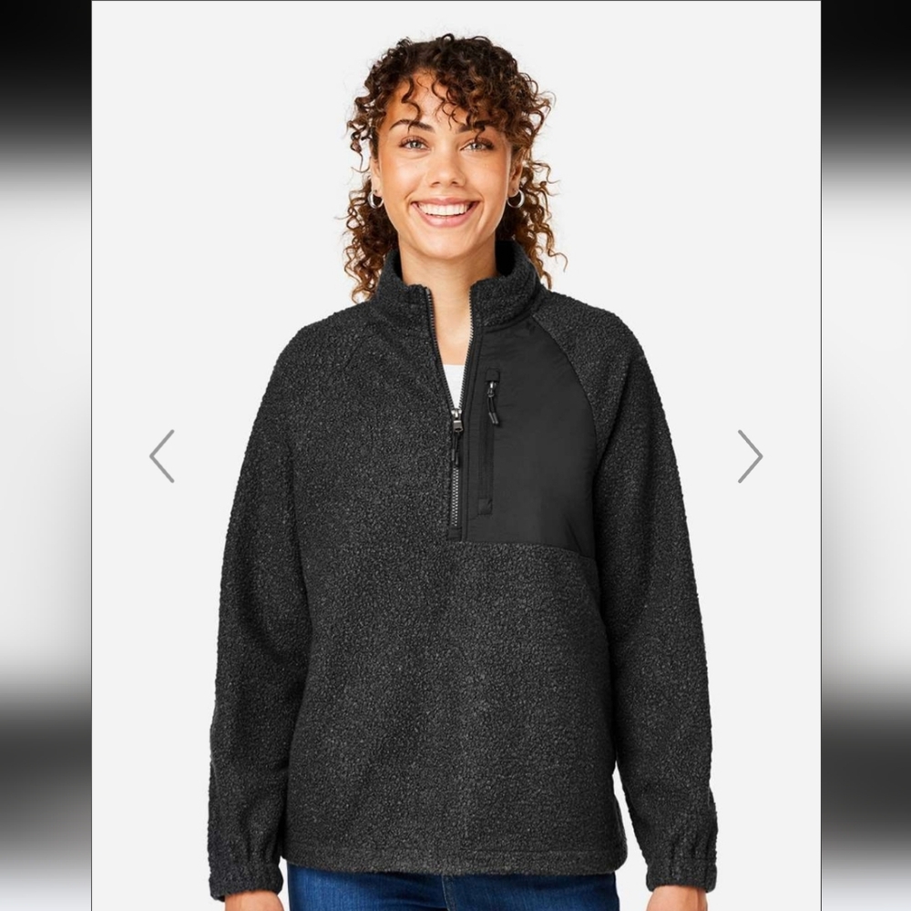 North EndWomen's Aura Sweater Fleece Quarter-Zip Pullover XS-